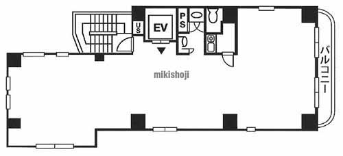 ＥＡＲＴＨ　ＳＨＩＢＡ　ＢＬＤ 平面1