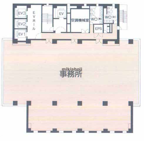 西五反田のＦＯＲＥＣＡＳＴ五反田ＷＥＳＴ 平面1