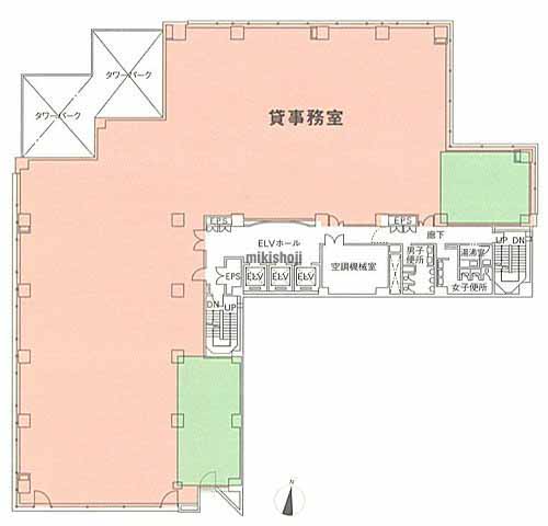 日本薬学会長井記念館 平面1