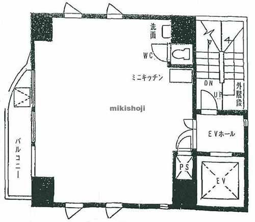 本駒込の荒川ビル 平面1