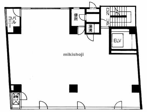 ＴＱ蛎殻町 平面1