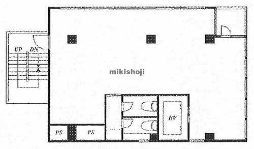 六本木のＫＹ六本木ビル 平面1