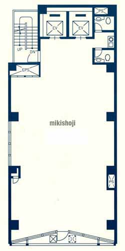日本橋馬喰町・横山町の吉野第二ビル 平面1