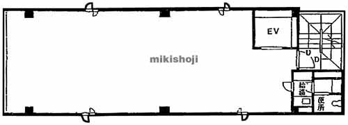 台東のＷＩＴＨ大橋ビル３ 平面1