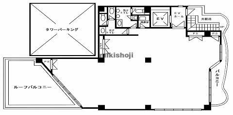 越中島のアスミビル 平面1