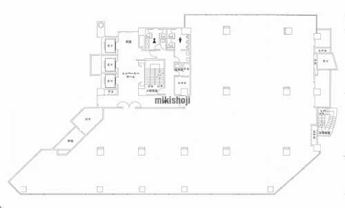 恵比寿の三富ビル新館 平面1