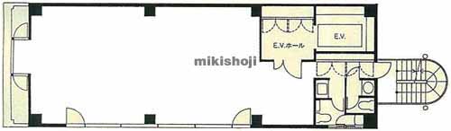 東神田のフォーライフオフィス東神田 平面1