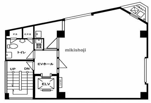 神田淡路町のユニオンビル 平面1