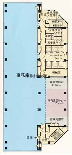 両国シティコア（オフィス棟） 平面1