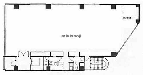 江戸川橋アクセスビル 平面1