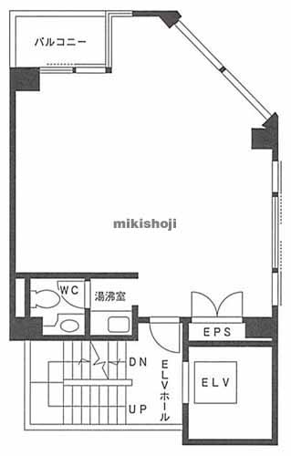 日本橋茅場町・兜町の島田ビル 平面1
