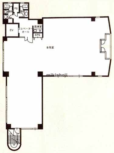 エムジー芝浦ビル 平面1