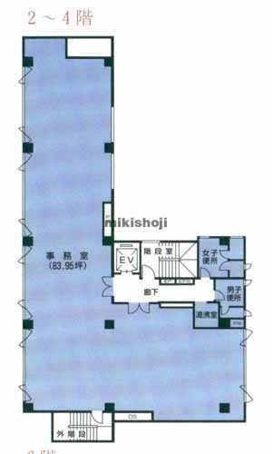 神田神保町の神田ＴＮＫビル 平面1