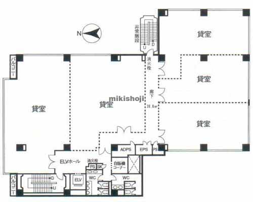ツインビュー御茶の水 平面1
