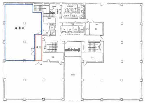 日本橋茅場町・兜町の東京証券会館 平面1