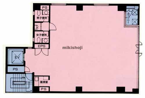 虎ノ門鈴木ビル 平面1