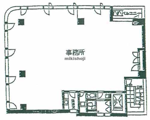 東京ミシン会館 平面1