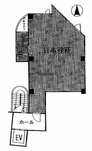 新小川町・山吹町の都住創山吹町ビル 平面1