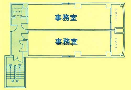 渋谷のエメラルドアオキビル 平面1