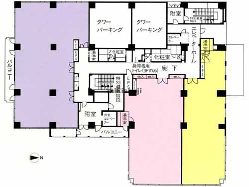 Ｓ＆Ｓ ＢＵＩＬＤＩＮＧ（Prime Gate飯田橋） 平面1