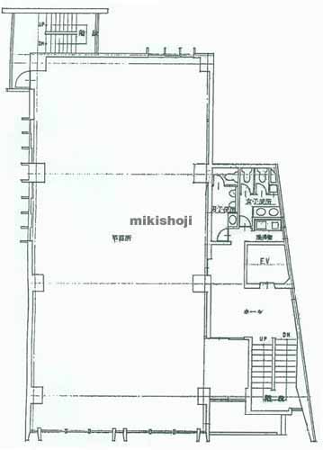 市谷田町・市谷本村町の東京洋服会館 平面1