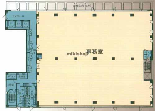 竹橋スクエアビル 平面1