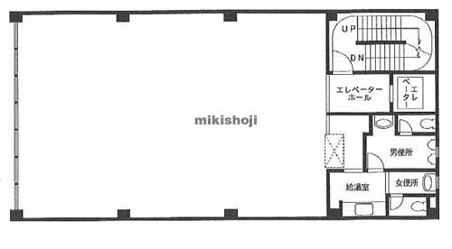 赤坂・元赤坂の赤坂コマースビル 平面1