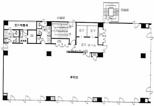 曙杉館ビル 平面1