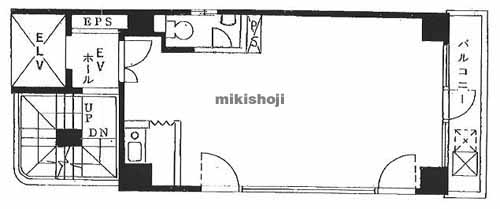 ダイニ猿楽町ビル 平面1