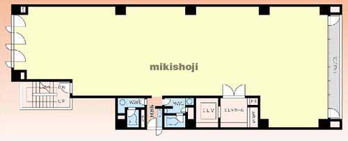 六本木の六本木三河台ビル 平面1
