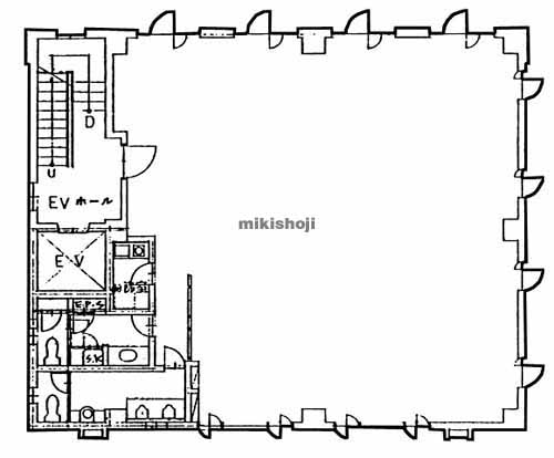 赤坂中西ビル別館 平面1