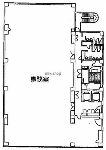 後楽の日建設計後楽園ビル 平面1
