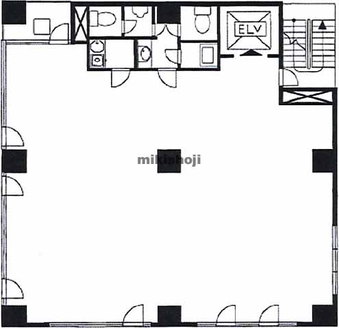 芝藤ビル 平面1