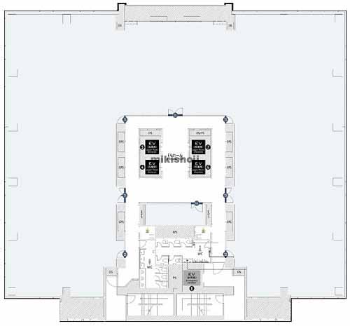渋谷インフォスタワー 平面1