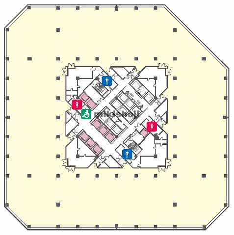 ゲートシティ大崎 イーストタワー 平面1