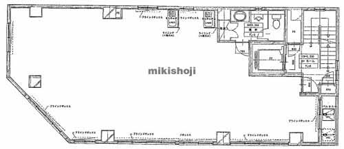 四谷の服部ビル 平面1