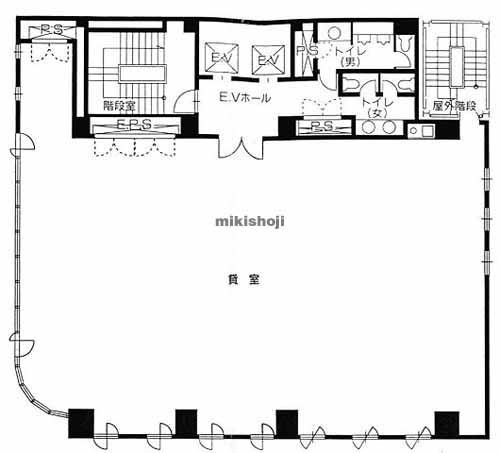 八丁堀の八丁堀東洋ビル 平面1