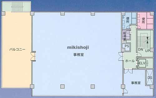 西新宿のイマス西新宿第二ビル 平面1
