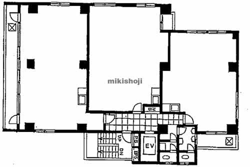 第六川田ビル 平面1