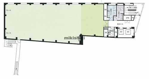 新宿・歌舞伎町のラウンドクロス新宿５丁目 平面1