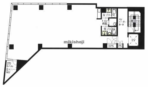 港南の品川シティビル 平面1