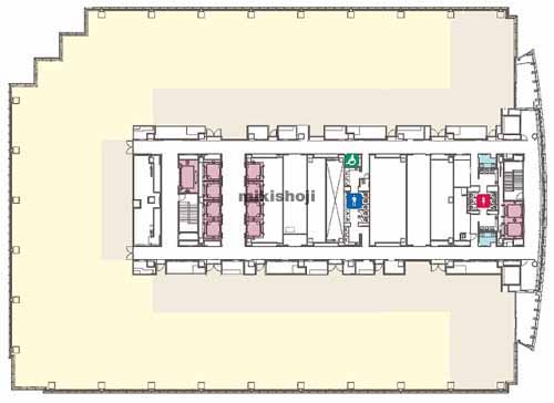 赤坂Ｂｉｚタワー 平面1