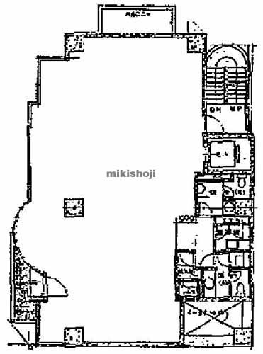 神泉町のアシジ神泉ビル 平面1