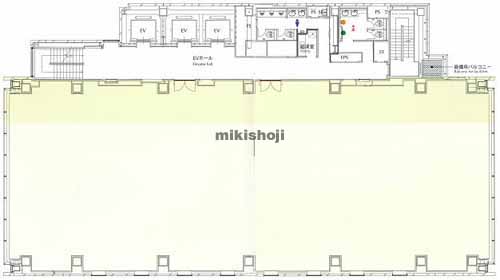六本木の住友不動産六本木通ビル 平面1