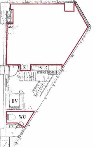 有楽町のマスヤビル 平面1