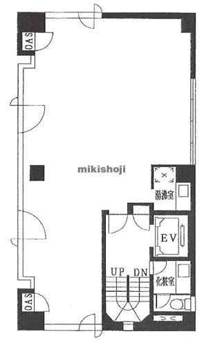日本橋小綱町・蛎殻町のＧＥＭＩＮＩ－ＯＮＥ 平面1
