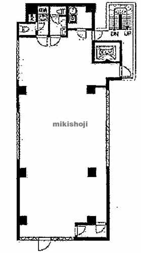 四谷のエスツウィン新宿 平面1