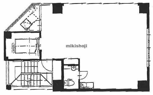 神田紺屋町・神田富山町・神田東松下町のトナカイ神田タワー 平面1