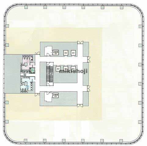 アークヒルズ仙石山森タワー 平面1