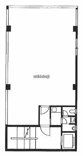 高円寺・阿佐ヶ谷の久保井ビル 平面1
